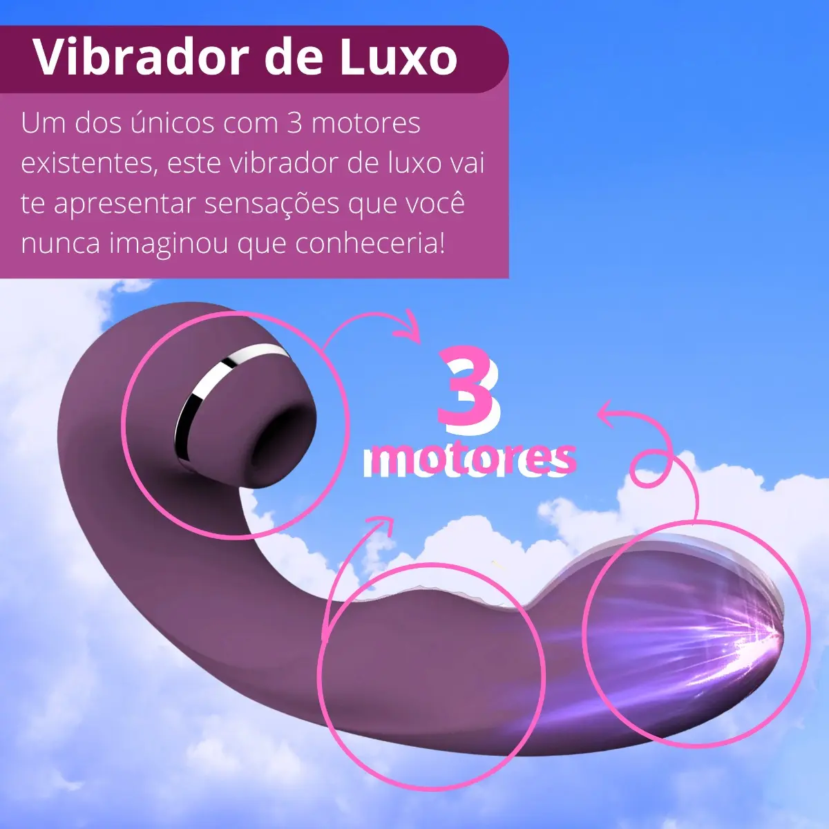 Vibrador com Pulsador para Clitóris - foto 4