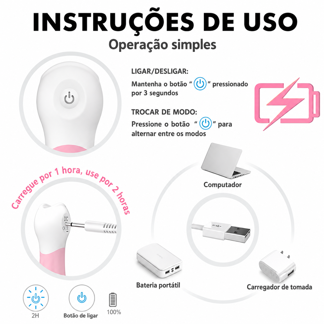 Mini Bullet Vibratório Texturizado - foto 4