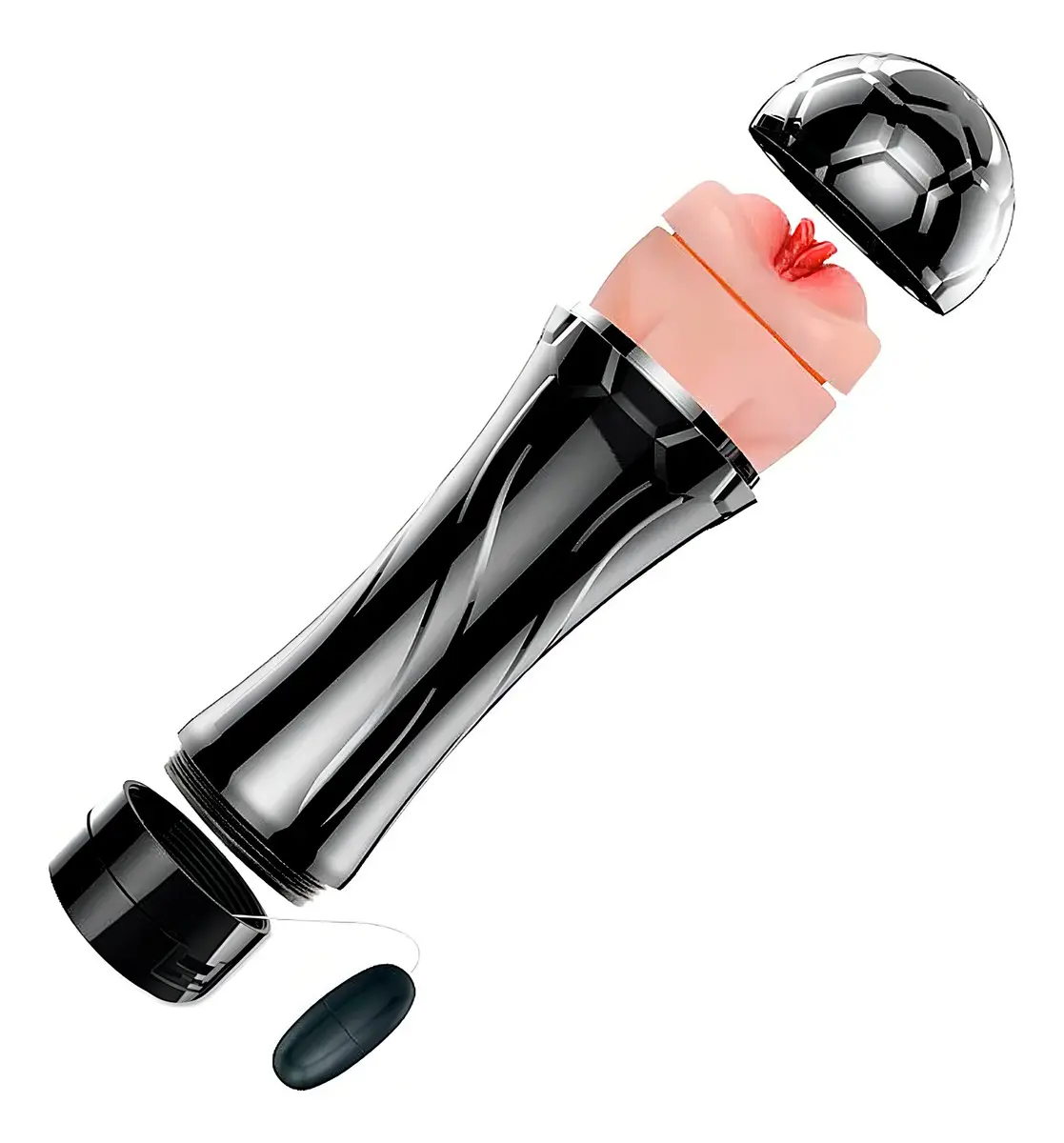 Masturbador Masculino Vibratório com Vagina - foto 2